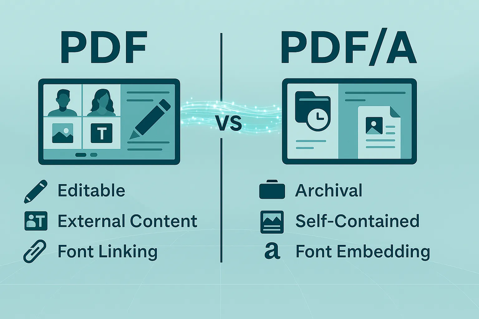 PDF vs PDF/A