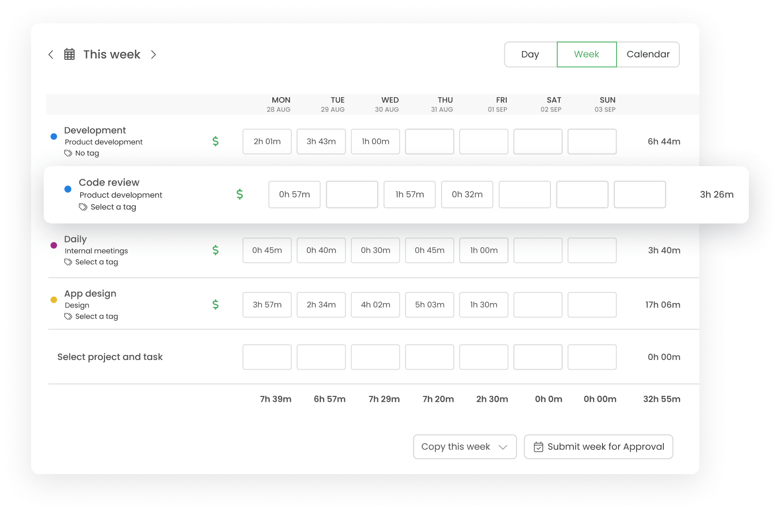 Online Time Tracker