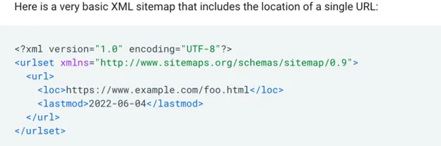XML sitemap from Google Search Central